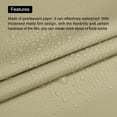 thumbnail image 5 of Uxcell Pearlescent Film Flower Wrapping Paper 22.8x22.8 Inch Waterproof Mocha Pack of 20, 5 of 7