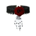 thumbnail image 5 of Halloween Necklace Makeup Punk Style Necklace for Party Carnival Photo Props Style A, 5 of 8