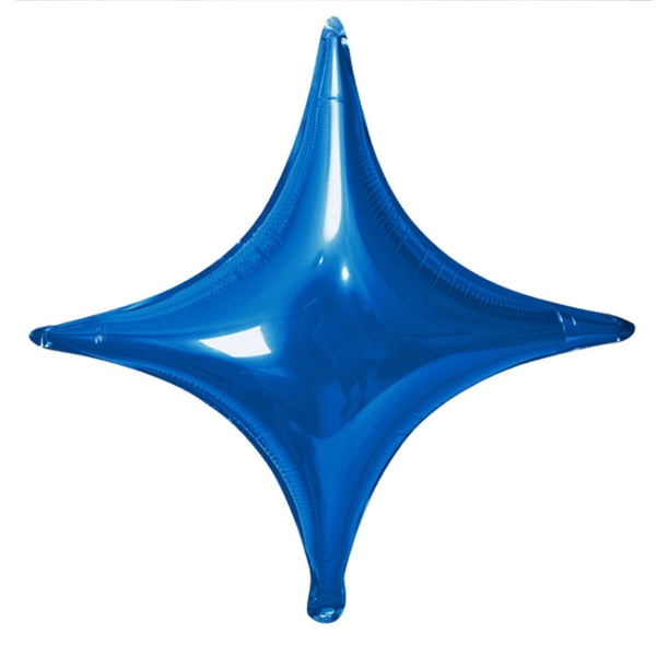 Globo de aluminio con forma de estrella de cuatro esquinas de 10, 26 y 36 pulgadas para decoración de cumpleaños de bebé, diseño de pared de fondo con forma de estrella