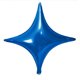 thumbnail image 1 of Globo de aluminio con forma de estrella de cuatro esquinas de 10, 26 y 36 pulgadas para decoración de cumpleaños de bebé, diseño de pared de fondo con forma de estrella, 1 of 6
