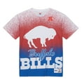 thumbnail image 2 of Men's Mitchell & Ness  White Buffalo Bills Team Burst Vintage Logo T-Shirt, 2 of 5