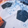 thumbnail image 5 of Soccer Blanket Sports Ball Throw Blanket Blue Flame Teens'' Soccer Fans Soft Cozy Football Blanket for Boys Men Sofa Travel Living Room Bedroom (50"X60", Soccer), 5 of 6