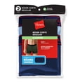 thumbnail image 4 of Boxer Hanes para hombre, Regular Algodón Stiching Marino y Azul 2 Piezas Talla CH, 4 of 4