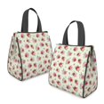 thumbnail image 2 of Pioneer Flower Floral Print Pattern Insulated Lunch Bag for Women Men, Large Portable Soft Cooler Tote, Thermal Food Storage Bag with Pearl Cotton, 8.66L, 8.75"x5.75"x9.5", 2 of 6