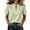 A#Blue2144, variant on Women's Striped Notch Neck Blouse Rolled Short Sleeve Blouses Oktoberfest Casual Top