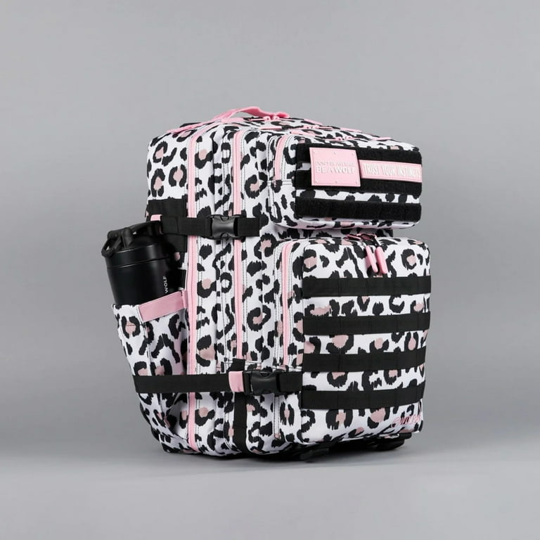 バッグ WOLFPak 45L BACKPACK LEOPARD PINK ZIP 45L Backpack Leopard Pink Zip