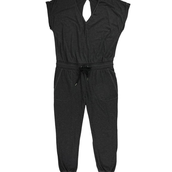n:philanthropy Womens Layne Jumpsuit, Black, Large
