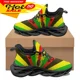 thumbnail image 1 of Zapatos planos con estampado de bandera de Jamaica para mujer, zapatillas cómodas con cordones, control flexible, 1 of 6