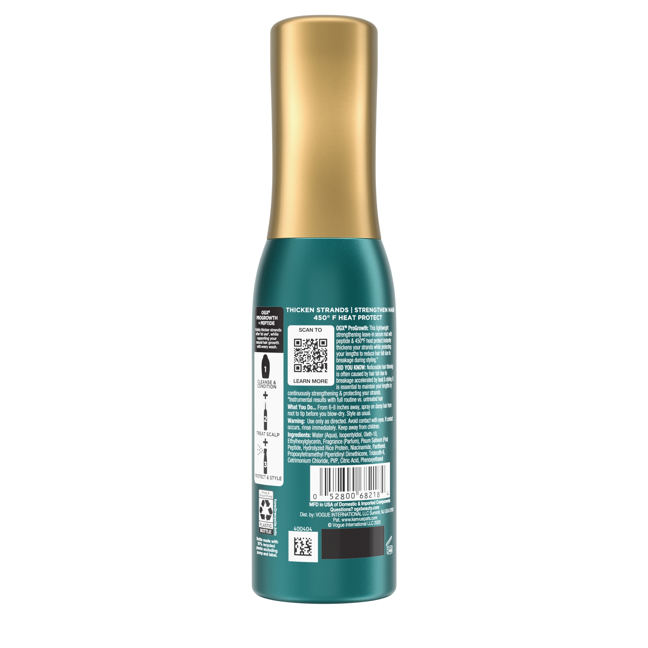 OGX ProGrowth + Peptide Serum Mist photo 5