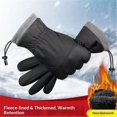 thumbnail image 3 of Winter Waterproof Ski Gloves, Snowboarding Touchscreen Snow Cycling Running Gloves for Boys Girls（black）, 3 of 5