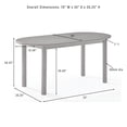 thumbnail image 6 of Crosley Furniture Kennedy Dining Table in Walnut, 6 of 10