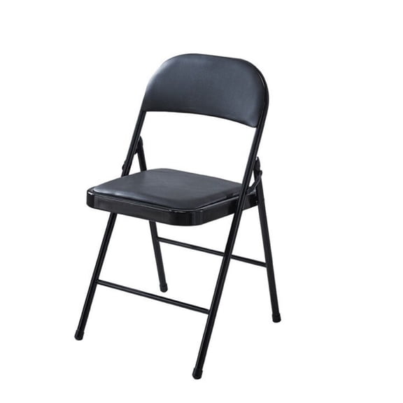 Silla Plegable Ilios Innova Acojinada Color Negro 45cm La x 45cm An x 76cm Al Plegable Acojinada