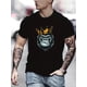 thumbnail image 1 of Men's Street Style Graphic Print T-Shirts, Elastic Crew Neck Short Sleeves "Orangutan" Design for Summer Tee For Adult, Men, Women, Teen, Teenager, Adolescent, Youth, 1 of 5