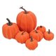 thumbnail image 3 of 7 piezas de calabazas artificiales para decoración del hogar de Halloween, modelo de fruta decorativa de Acción de Gracias, calabazas falsas para fest naranja, 3 of 8