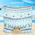 thumbnail image 4 of Manta de playa HIHOHO impermeable a prueba de arena 200x211 cm, 4 of 6