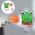 thumbnail image 4 of Shisuyan Mini Cartoon Basketball Rack Frog Head Shape Indoor Outdoor Play 1Set, 4 of 9