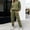 Green#1, variant on Fall Outfits For Women 2 Piece Set Long Sleeve Crew Neck Sweatshirts & Drawstring Jogger Pants Casual Daily Outfit Sets Green#1 L
