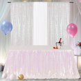 thumbnail image 3 of Mantel Poise3eHome 229 x 396 cm con lentejuelas blancas iridiscentes, 3 of 6