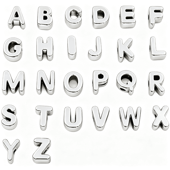 BZCOE 26Pcs Large Letter Beads with Horizontal Hole Colorful Acrylic Big Chunky Alphabet Beads for Jewelry Making Keychains Bag Charm Crafts Party Decor Chunky Letter Beads for Keychains