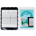 Art 101 Illy Marker Set with Dual-Tip Markers in Reusable Tin and Guide ...