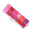thumbnail image 3 of WIFKLSIIPG Lipstick12 Color Lipstick Multi Color Lipstick Lip Gloss Boxed Nourishing Makeup Artist Portable, 3 of 8