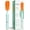 Green/Orange, variant on KinderSense Büki Electric Baby Bottle Cleaning Brush Set - Rechargeable Electric Bottle Brush (Green/Orange)
