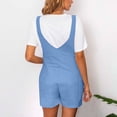 thumbnail image 6 of Riecok Maternity Jumpsuits for Pregnant Women Adjustable Strap Sleeveless Pregnancy Pants Solid Loose Versatile Trousers, 6 of 6