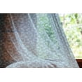 thumbnail image 2 of Modern Tulle Curtains with Rod Pocket, Nested Circles with Dots in Repeating Form Rounded Circular Tile Pattern Art Illustration, Sheer Drape for Wedding Party 2 Panels, 7 Sizes, Blue, by Ambesonne, 2 of 3