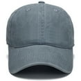 thumbnail image 6 of Aligament Baseball Hat Boys, Kids Girls Distressed Washed Adjustable Caps for Youth 3-10 Years, Gray, 6 of 6