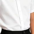 thumbnail image 4 of Mifsaly Toddler Boys 3 Piece formal Outfit Sets Summer Lapel Button Down Shirts with Bow Tie and Uniform Shorts Kids Back To School Class Photos Stage Performance, 4 of 7