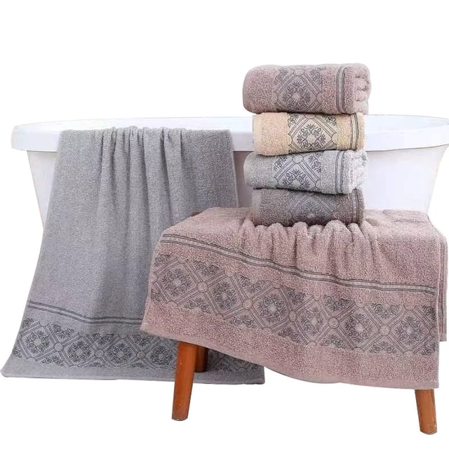Pack de 3 Toallas de Medio Baño Melocotton Hogar Extra Suave y Absorbente 140x70cm Mod. STY-29