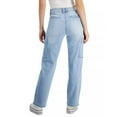 thumbnail image 3 of Dollhouse BLUE HEAVEN Women's Juniors' Mid-Rise Wide-Leg Pocket Jeans, US 7/8, 3 of 4
