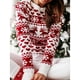 thumbnail image 2 of Nuevos suéteres navideños de invierno para mujer, pulóveres, tops casuales de manga larga, suéter de punto con estampado, ropa de mujer, prendas de vestir exteriores 2024, 2 of 5