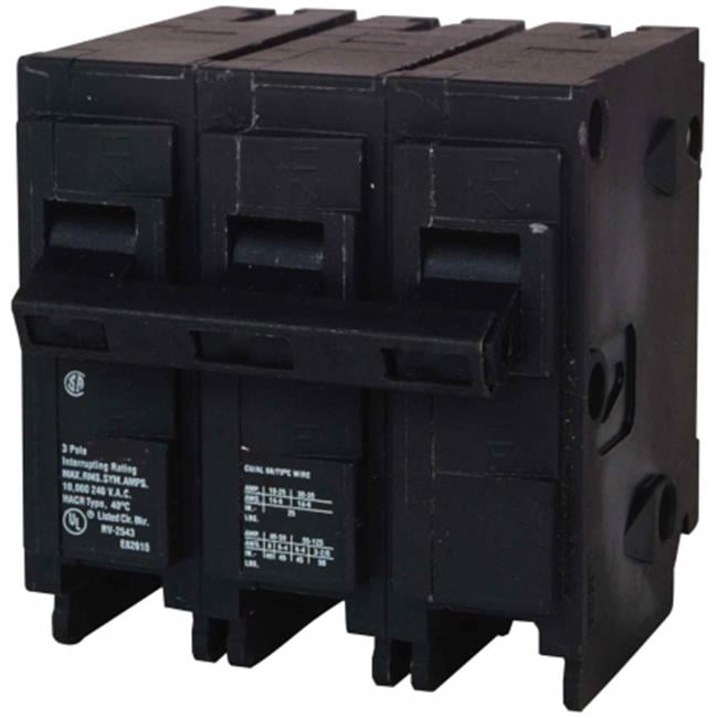 Murray MP3100 Plug-In Mount Type MP-T Circuit Breaker 3-Pole 100 Amp ...