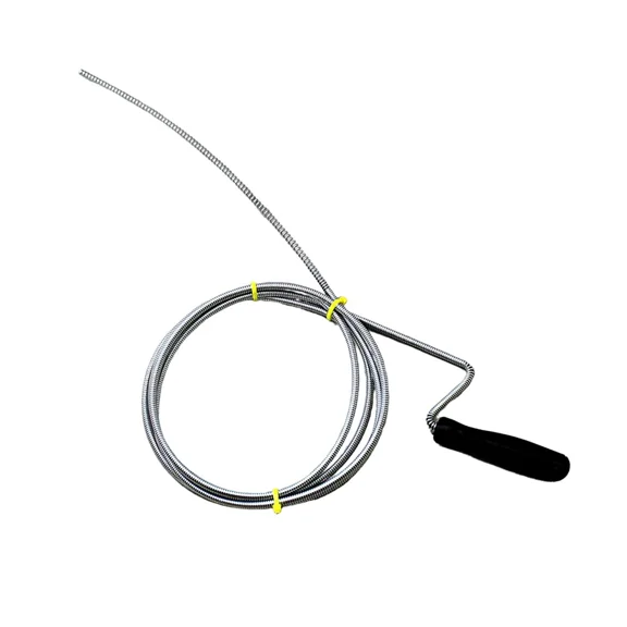 Manual Drain Snake Clog Remover - 10-Foot Metal Tool For Sinks, Drains, Toilets