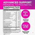 thumbnail image 2 of Natures Nutrition Prenatal Multi con DHA Suplemento Materno 120 Softgels, 2 of 4