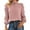 Pink, variant on Blmnix Green Soft Tops for Women Long Sleeve Casual Solid Silk Puff Sleeve Blouse Girls Blouses Pretty