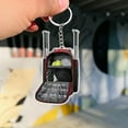 thumbnail image 4 of Mini Baseball Backpack Acrylic Key Chain Baseball Keychain Gifts For Father Baseball Gift For Players Seniors Mom Dad Team, 4 of 6