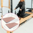 thumbnail image 6 of harayaa 2 Pieces Pilates Mats Compact Pilates Kneeling Mats for Travel Training Yoga Pink Red, 6 of 9