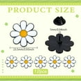 thumbnail image 2 of 12Pcs Daisy Enamel Pins Alloy Brooches for Backpack Clothes White 23.5mm, 2 of 5