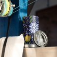 thumbnail image 3 of 20 Oz Pioneer Flower Coffee Tumbler Double Wall Insulated Stainless Steel Water Bottle | Metal Reusable Thermoses Flask with Cup Cap | Leak & Sweat Proof with Anti-Dust Lid, 3 of 7