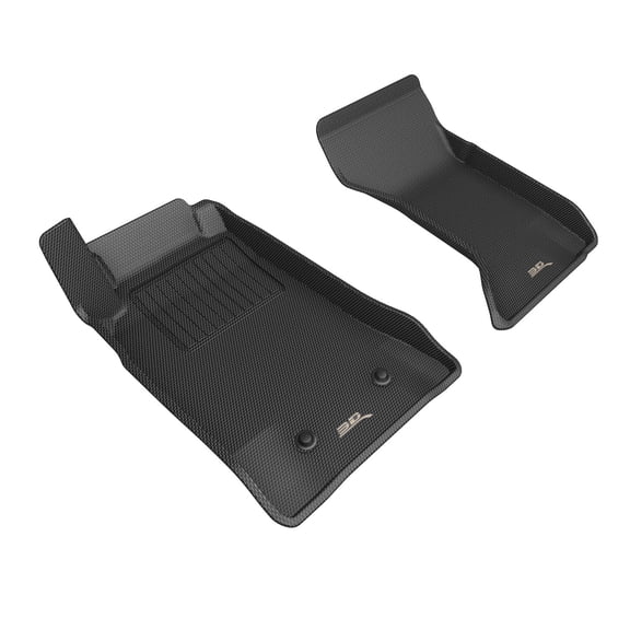 3D MAXpider Kagu Floor Mat (Black) Compatible with Mazda MX-5 2006-2015 - Front Row