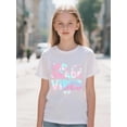 thumbnail image 3 of Girls' 3th Grade Vibes Back To School T-Shirt - Soft Breathable Short Sleeve Crew Neck Tee, Casual Youth Top For First Day of School & Teacher apparel, Playful Design | Comfortable Fit, 3 of 7