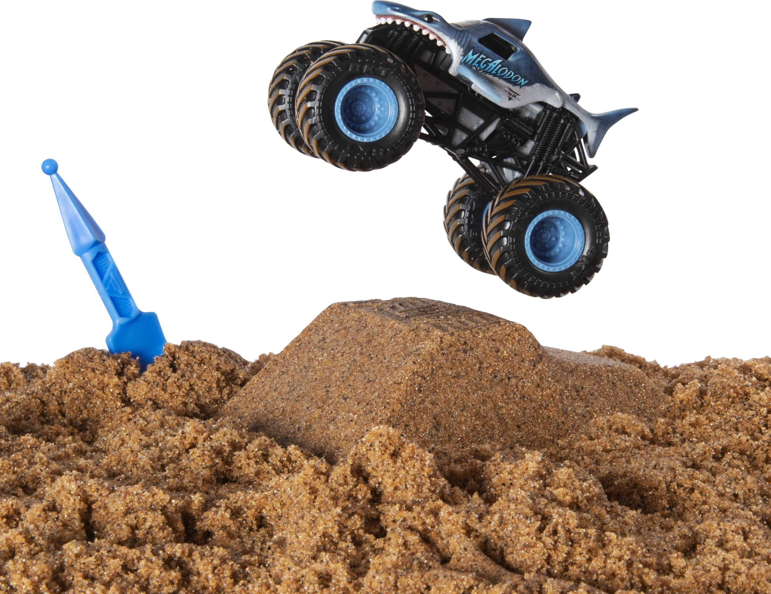 Monster Jam, Dirt Starter Set, Featuring 8oz of Monster Dirt and 1:64 Scale Die-Cast Monster Jam Truck (Styles May Vary)