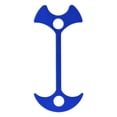 thumbnail image 4 of Heavy Duty Extendable Fishbone Tent Stake, Multi Function Outdoor Ground Peg For Camping Tarp, Aluminum Alloy Windproof Anchor Nail, Blue, 4 of 5