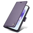 thumbnail image 5 of Allytech Flip Wallet Case for Samsung Galaxy A15, with Credit Card Slots, Magnetic Clasp, Slim Thin RFID Blocking Premium PU Leather Shockproof Kickstand Cover Case for Women Men - Purple, 5 of 7
