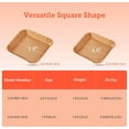 thumbnail image 2 of Papier Parchemin Jetable Surface Antiadhésive, Doublures de Friteuse à Air Chaud Imperméables Résistantes à la Chaleur pour Four Micro-Ondes Cuisson, 2 of 5
