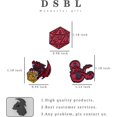 thumbnail image 2 of 3pcs Dragons Brooch Dungeon Master Enamel Lapel Pin for Game Fans Collectible Pins, 2 of 4