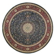 thumbnail image 3 of Oriental Weavers Ariana Area Rug - 095B3 - 8' Square - in Blue/ Red - Vintage Inspired, Stain Resistant, Family and Pet Friendly , Dining Room Rug, 3 of 5