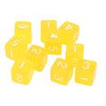 thumbnail image 1 of 30PCS Transparent Coloré dés en Plastique pour les Jeux Compact et Portable Excellent Matériau Design Transparent, 1 of 8